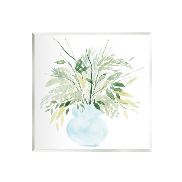 Stupell Industries Delicate Layered Greenery Plants Vase By Unframed